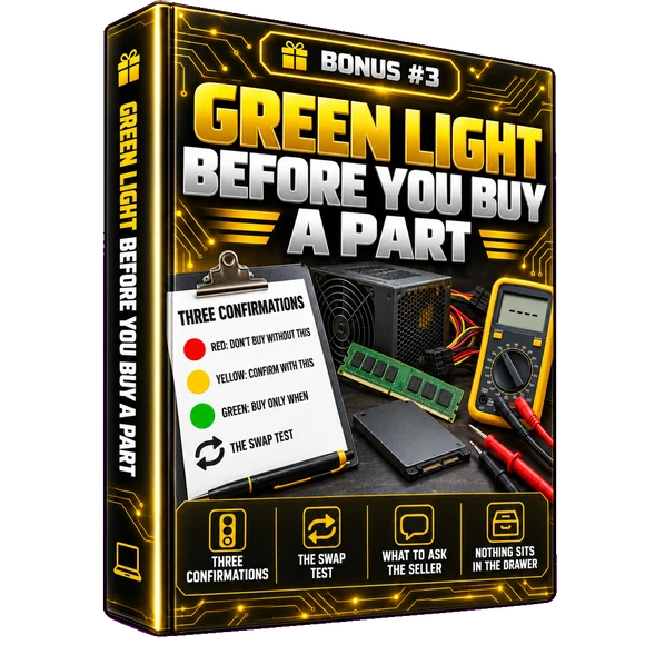 Bonus 3: Green Light Before You Buy a Part